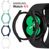 กรอบนาฬิกาสำหรับ Samsung Galaxy Watch 4 5 40มม. 44มม.,เคสด้านพีซีเคสกันกระแทกป้องกันรอบด้านสำหรับ Galaxy Watch4 Watch5