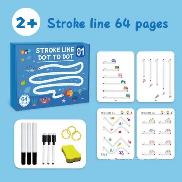 1pc Children's Magic Groove Copybook For Handwriting Practice, Notebook To  Help Students Control Pens, Reusable Magic Copy Board For Stroke Tracing