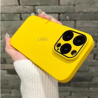 ♀☼ 【Upgrade lens film/Matte Ultra-thin PC hard case/Yellow】เคส compatible for iPHone 12 13 14 pro max case