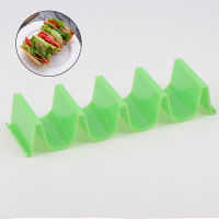 GNStore[COD] 1pcs Rack Tortilla Stand ถาดที่มีสีสัน Taco SHELL Holder วัสดุสุขาภิบาล ABS