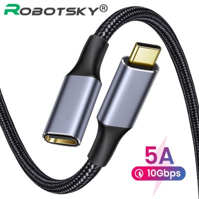 Chaunceybi USB 3.1 Extension Cable C PD100W 10Gbps Extend Male to Female Type Extender Fast Charging Cord for MacBook