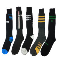 ถุงเท้าฟุตบอลทีม 6 คน Sport Socks ใส่ได้ทั้ง ชาย หญิง Free size แพ็ค  6 คู่