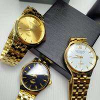 AMERICA EAGLE นาฬิกาข้อมือสุภาพบุรุษ สายสแตนเลส รุ่น AE021G - Gold / White/BLAK/GOLD สินค้าพร้อมส่ง New