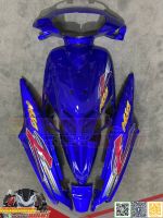 ชุดสีมีโอตัวเก่า YAMAHA Mio5VV มีโอตัวแรก สีน้ำเงิน ลายZ งานแท้ทำสีระบบ 2K