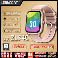 【ZL54c Dafit】 สายรัดข้อมือสมาร์ทมัลติฟังก์ชั่นบลูทูธหน้าจอสัมผัสอัตราการเต้นของหัวใจความดันโลหิตออกซิเจนในเลือดมืออัจฉริยะ