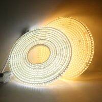 220V LED Under Cabinet Strip Light Ultra Bright 120Leds/M Waterproof Kitchen Backlight Rope Lamp Outdoor Indoor Home Decor EU