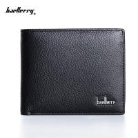 กระเป๋าสตางค์ธนบัตรดอลล่าร์ชาย Dompet Koin ดำกระเป๋าใส่เงินของผู้ชายหนังแท้2022บัตรประจำตัว