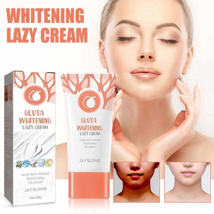 Gluta Whitening Cream Facial Cream Concealer Gluta Whitening Lazy Cream Long Lasting Brightening 9002