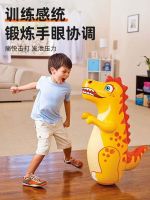 ﹊ Childrens inflatable boxing pillar sandbag home training equipment adult vertical toy cartoon fitness large size