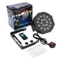 【☑Fast Delivery☑】 gewanfu1881881 18led ไฟพาร์สำหรับไฟเวทีพร้อมเอฟเฟกต์มายากล Rgb โดยรีโมทคอนโทรลไฟสีเขียวสีฟ้าสำหรับไฟเต้นรำผับคลับ