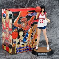 22.5ซมอะนิเมะแบบ Slam Dunk Akagi Haruko บาสเกตบอลผู้เล่น No.10 PVC โมเดลตุ๊กตาขยับแขนขาได้ของเล่นตุ๊กตาไวนิลรวบรวมของขวัญสำหรับเด็ก