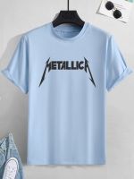 ‘Metallica’ Print T-Shirt for Mens Casual Crew Neck Short-Sleeve  Fashion Summer T-Shirts Tops, Regular and Oversize Tees