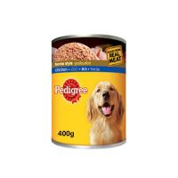 [24 PCS] Pedigree Can Chicken เพดดิกรีกระป๋องเนื้อไก่ 400g X 24 กระป๋อง