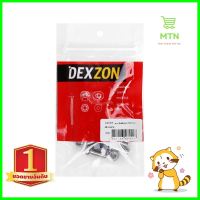 สกรูเกลียวมิลพร้อมนอต JP DEXZON 5X15 มม. แพ็ก 25 ชิ้นMACHINE SCREW WITH NUT JP DEXZON 5X15MM 25PCS **ขายดีที่สุด**