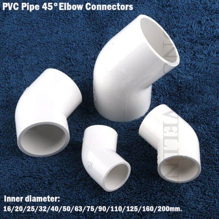 [dong Sousou] 2 20pcs I.d 20 200mm Pvc Pipe 45°equal Elbow Connector 