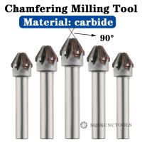 【CW】 Countersink with Brazing Carbide Bit Set Metal Cone Drills Chamfering Milling