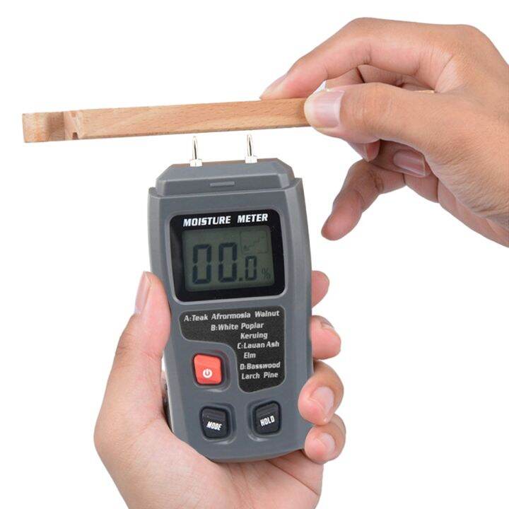 EMT01 Wood Moisture Meter Digital 099.9 Large LCD Display Two Pins