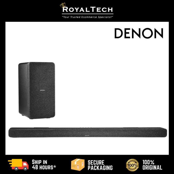 Denon DHTS517 Sound Bar for TV with Wireless Subwoofer 3D Surround