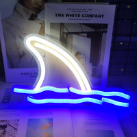 LED Neon Sign Whale Tail Shape Wall Room Decor งานแต่งงานคริสต์มาสวันหยุด Decor Neon Light ห้องนอน Gaming Room Kid S Room Decor