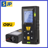 Deli เครื่องวัดระยะเลเซอร์วัดระยะ  ระยะ 40 ,60 ,100 เมตร  laser distance meter