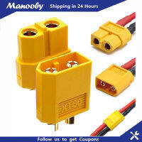 Manooby XT60ปลั๊กต่อชาย/หญิง Bullet เชื่อม Terminal ชุดสำหรับ RC แบตเตอรี่ลิเธียมโพลิเมอร์รุ่นเครื่องบิน Accessories