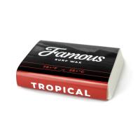 Famous Surf Wax Tropical-Surfboard Wax for surfboards, skimboards, bodyboards