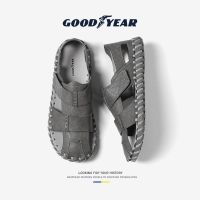 Goodyear hole shoes mens summer outerwear sports Baotou sandals mens non-slip driving shoes casual trendy beach shoes shoes