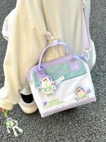 【New product】✎♝▨ Toy story buzz lightyear inclined shoulder bag for women handbag large-capacity bag out small pure and fresh and travel bag