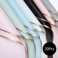 【YF】✷  20pcs/Lot  Wrapping Paper Korean Half Transparent Wrap Florist