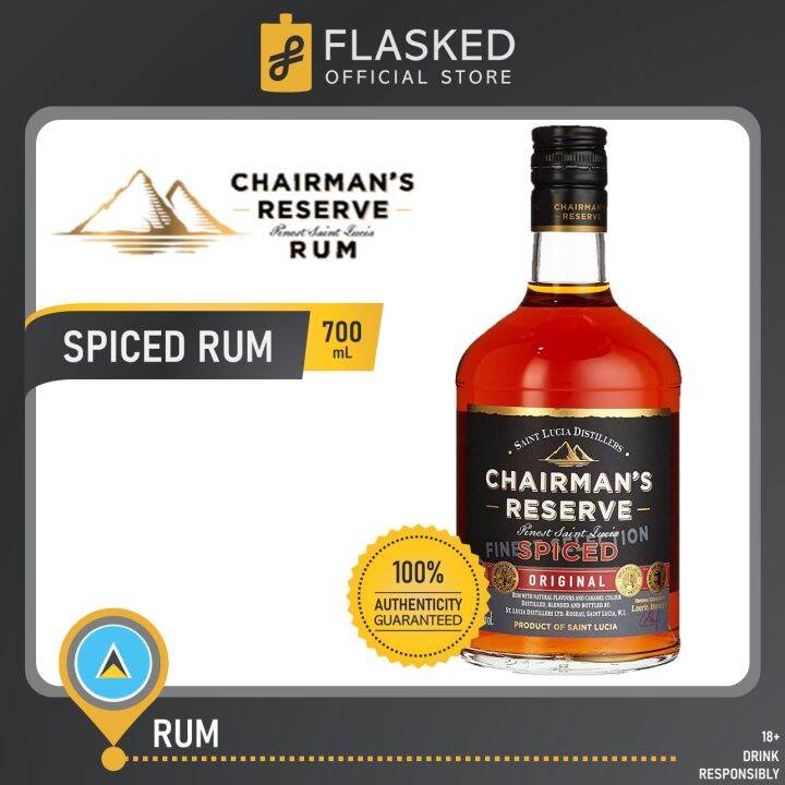 Chairman's Reserve Spiced Rum 700mL Lazada PH