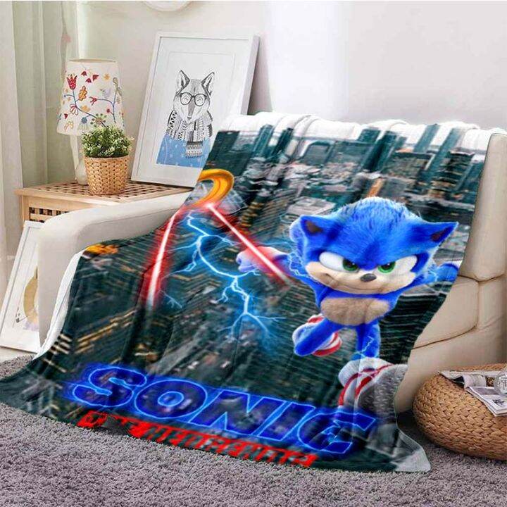 hedgehog-sonic-cartoon-anime-series-blanket-office-sofa-winter-nap-air-conditioning-flannel-soft-warm-keep-can-be-customized-13