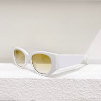 Cat eye acetate white frame women sunglasses fashion style women sunglasses with wide temples