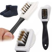 【hot】 Three Side Shoe Cleaning Brushes Shoes Cleaner Supplies S Snow Boot Suede Leather Nubuck Tools