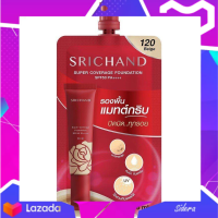 Srichand ศรีจันทร์ ซูเปอร์ คัฟเวอเรจ ฟาวน์เดชั่น SPF50 PA++++ 6มล. #120 เบจ