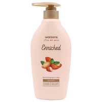 [Mega Sale] Free delivery จัดส่งฟรี Watson Enriched Almond Oil Moisturising Lotion 400ml. Cash on delivery เก็บเงินปลายทาง