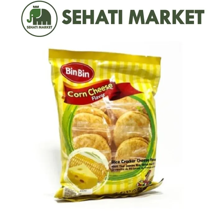 BINBIN RICE CRACKERS CORN CHEESE 105gr Lazada Indonesia