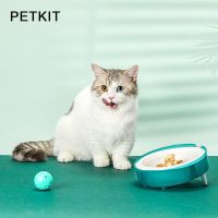 PETKIT Cat Disposable Fresh ชามอาหารเปลี่ยนแบบพกพาชาม Dog Feeders ชามแมวชาม + 10Pcs เป็นมิตรกับสิ่งแวดล้อมชามกระดาษ