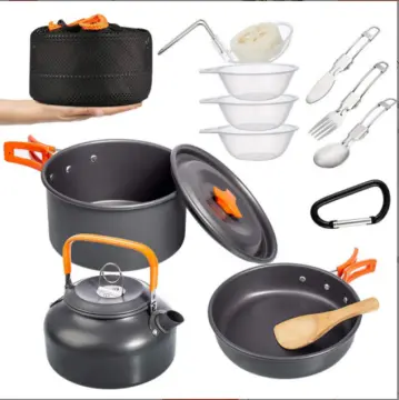 dogado Organic Cookware Set, Nonstick Ceramic 6 Piece, Stackable