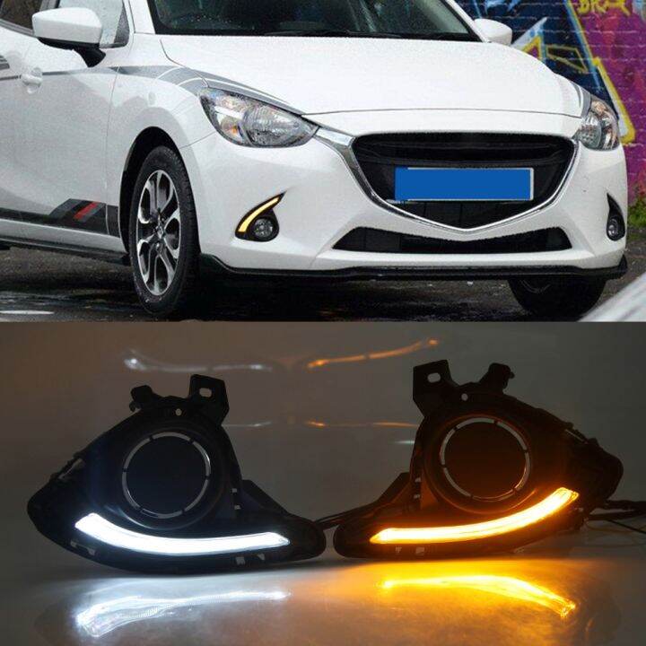 【HOT OIOZOZKHJUE 528】♚㍿ Car Flashing 1 Pair Car LED Daytime Running