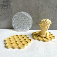 DIY Crystal Epoxy Resin Coaster Mold Bee Coaster Storage Box Honeycomb Coaster Table Silicone Mold Storage Box Mould Placemats &amp; Coasters