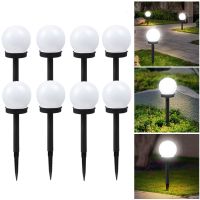 1 8PCS Solar Lights Outdoor Solar Garden Lights LED Solar Pathway Landscape Light Waterproof Lawn Lamp for Yard Patio Driveway