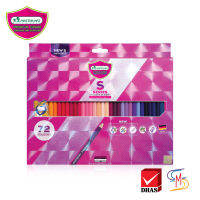 Master Art มาสเตอร์อาร์ต สีไม้ ดินสอสีไม้ แท่งยาว 72 สี เอส-ซีรี่ส์ จำนวน 1 กล่อง