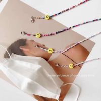 Candy Color Acrylic Smiley Lanyard