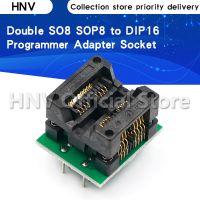 double SO8 SOP8 to DIP16 Programmer adapter Socket 200mil 208mil