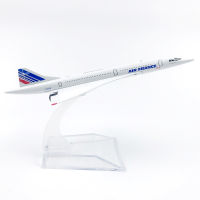 1400 Air France Concorde Plane Diecast Metal Aircraft Model British Airways Concorde Airplane Model Static Ornament