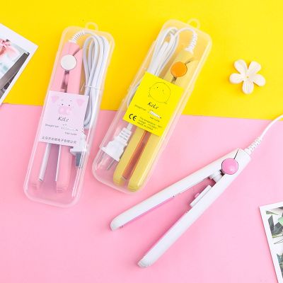 Fashion Electric Hair Straightener Iron Ceramic Mini Hair Curler Styling Tools with Hair Curler EU Plug