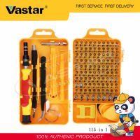 Vastar 115 In 1 ชุดไขควงมินิไขควงไฟฟ้าแม่นยำหลายคอมพิวเตอร์พีซีอุปกรณ์โทรศัพท์มือถือซ่อมเครื่องมือ