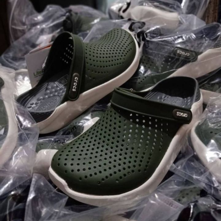 crocs-literide-clog-สินค้าใหม่-ขายดี-ชนช้อป-สีใหม่พร้อมส่ง-รองเท้าแตะ-รองเท้ารัดส้น-ชาย-หญิง-รองเท้าทรงหัวโต