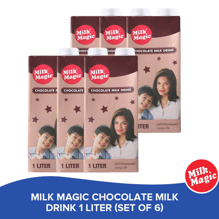 Milk Magic Chocolate Milk 1 Liter Set Of 6 Nutritious Healthy Flavored Drink Grocery Savers 6100