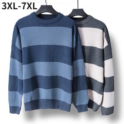 CODTheresa Finger 3xl-7xl Sweater New Large Size Casual Loose Comfortable plus size Menswear Tops long sleeve shirt